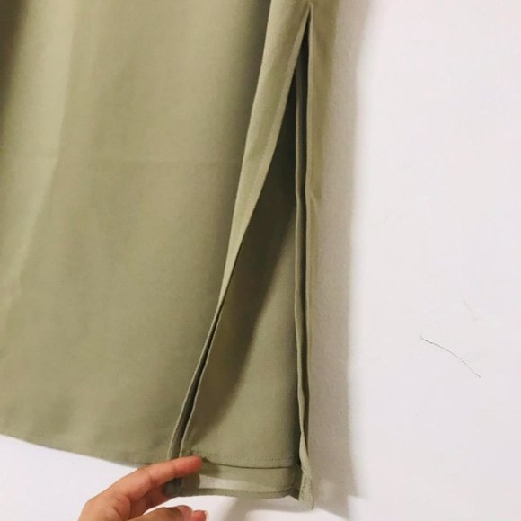 Vintage maxi pistachio sage green - Picture 2 of 4